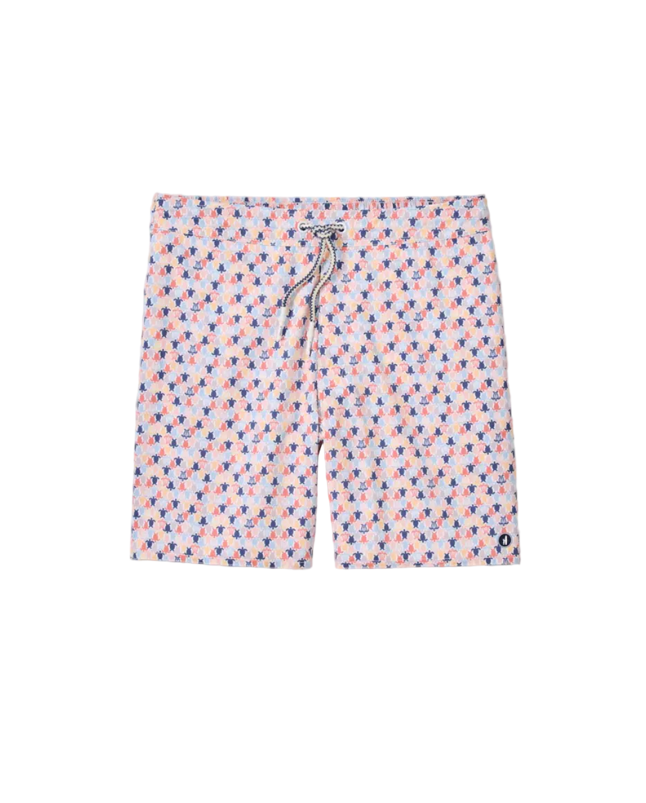 Shelly 7" Swim Trunks-Turtles