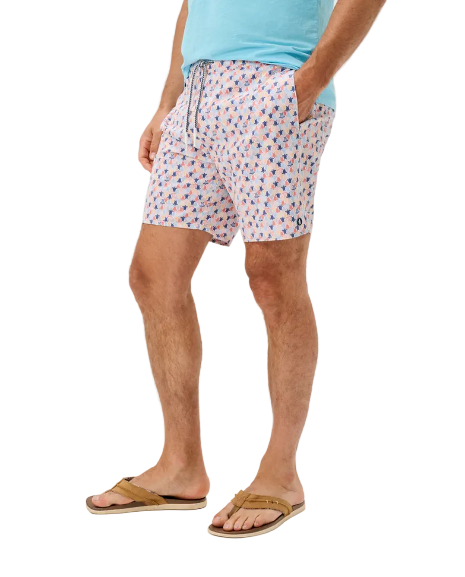 Shelly 7" Swim Trunks-Turtles