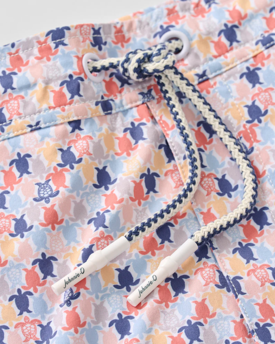 Shelly 7" Swim Trunks-Turtles