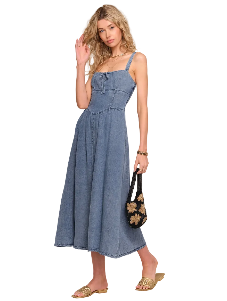 Delcia Dress-Waterfall