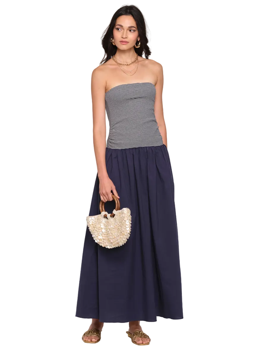Mikella Dress-Indigo