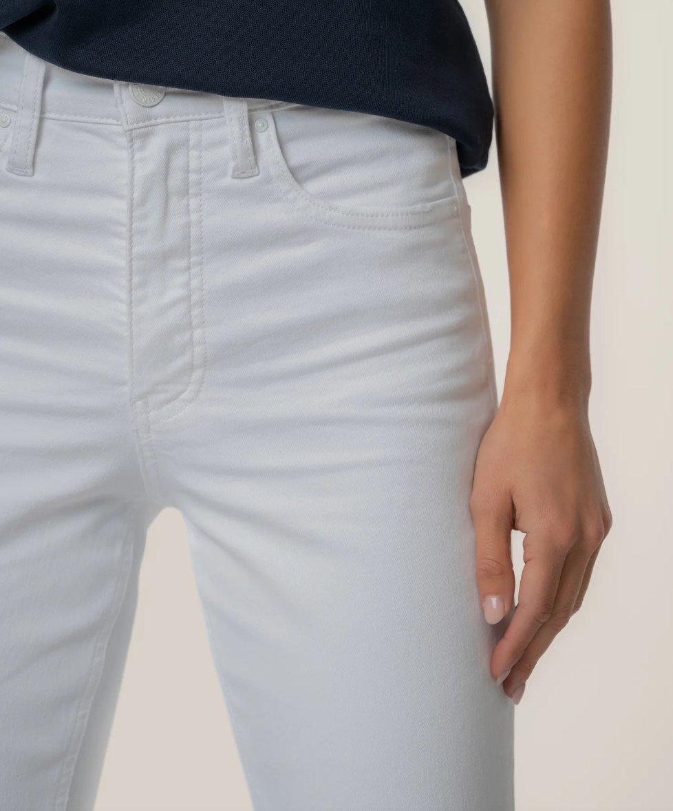 Rachael High Rise Mom Jean-White