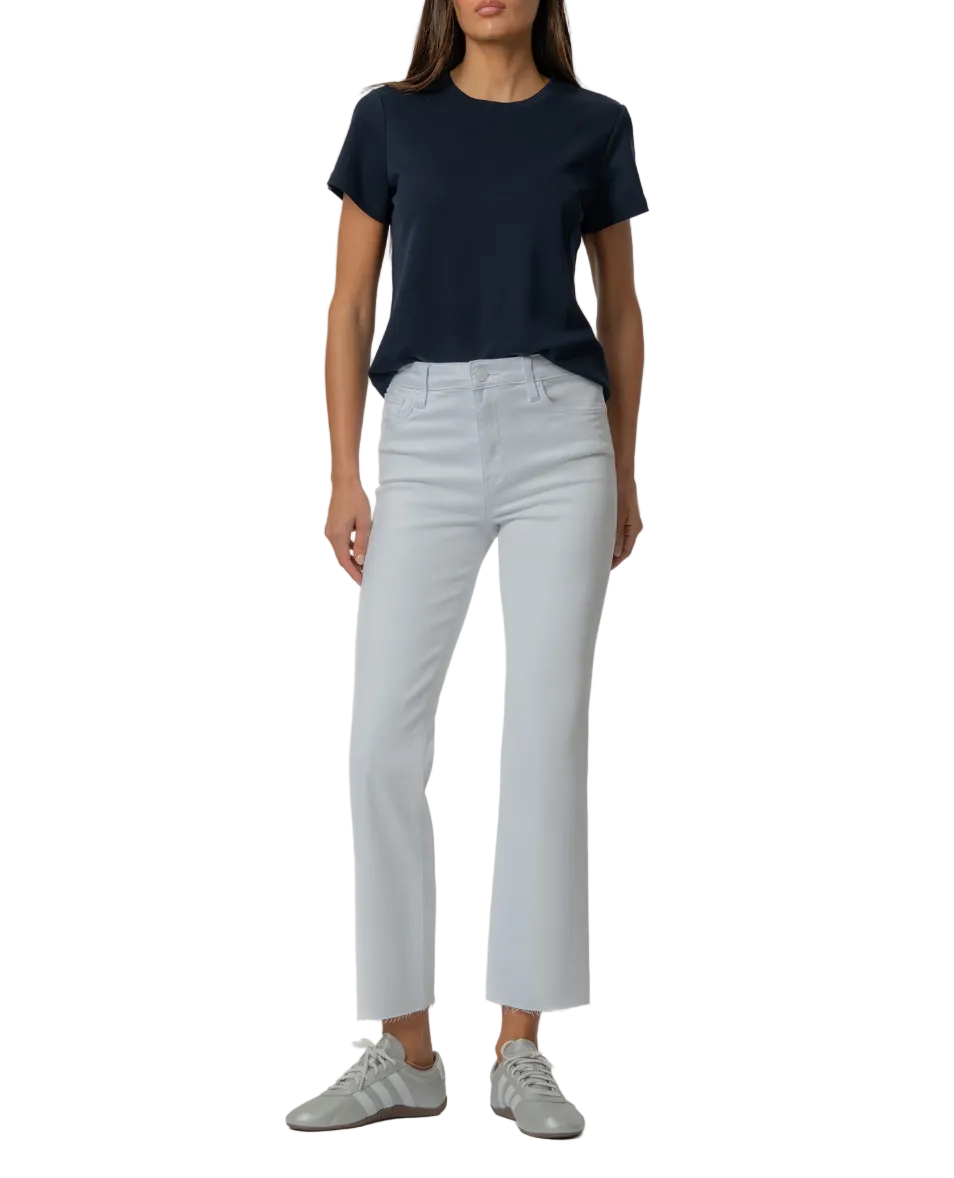 Kelsey Ankle Flare-Optic White