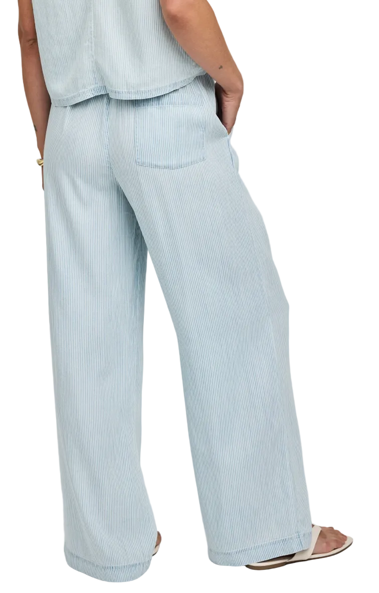 Camille Pant-Blue Stripe