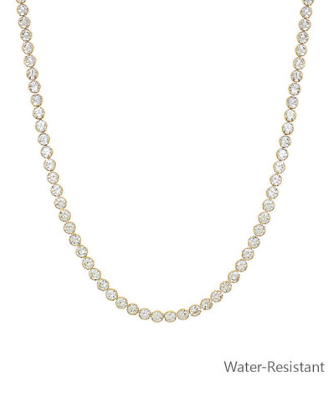 Glass Stone Necklace/Earring Set