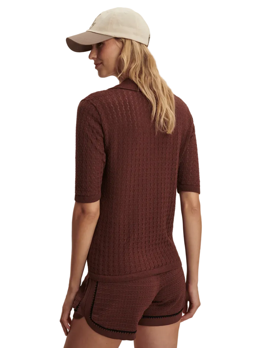 Madelene Knit Shirt-Ironwood