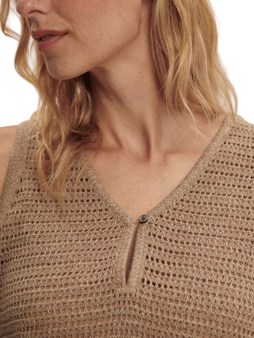 Ramon Knit Tank-Tan