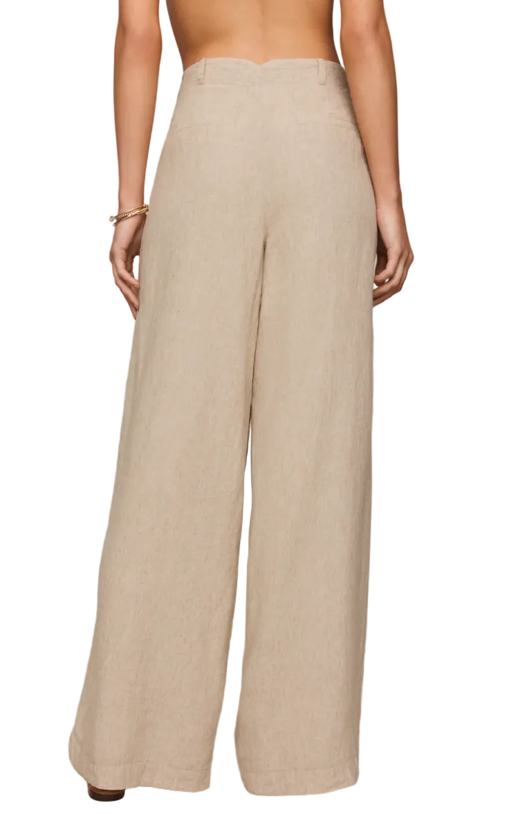 Magnolia Linen Pant-Flax