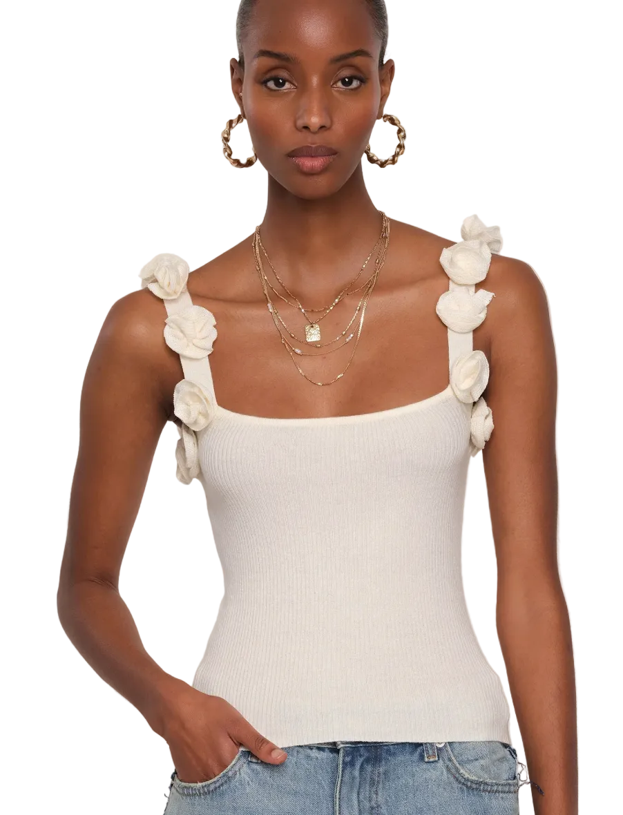 Marone Top-Ivory