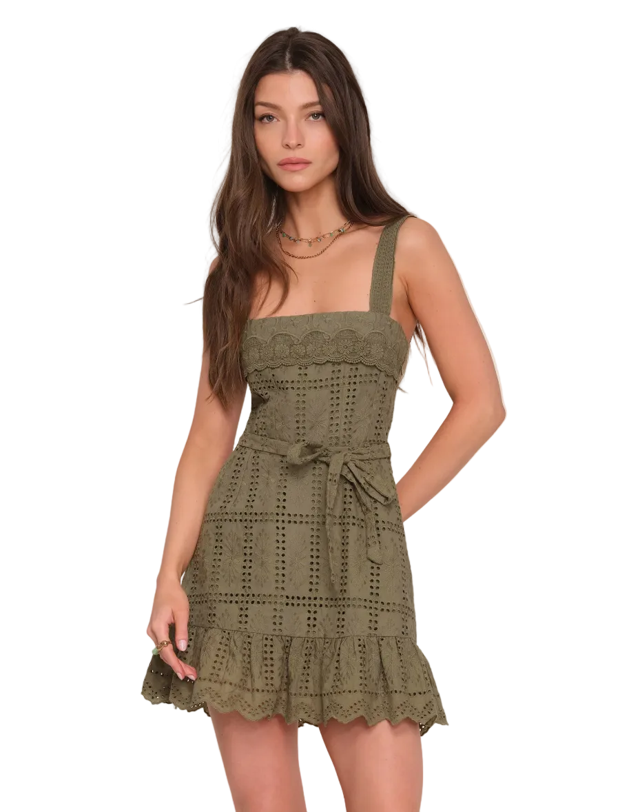 Meredith Romper-Olive