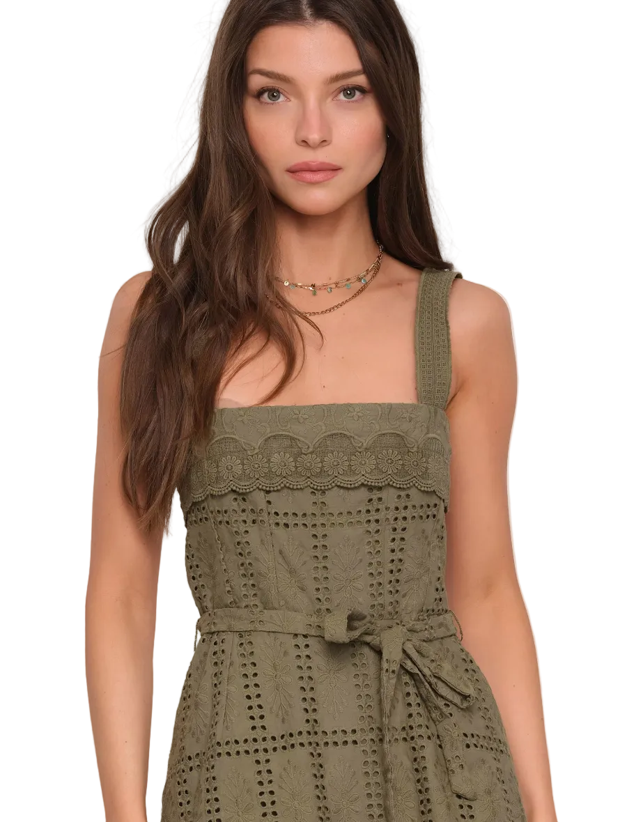 Meredith Romper-Olive