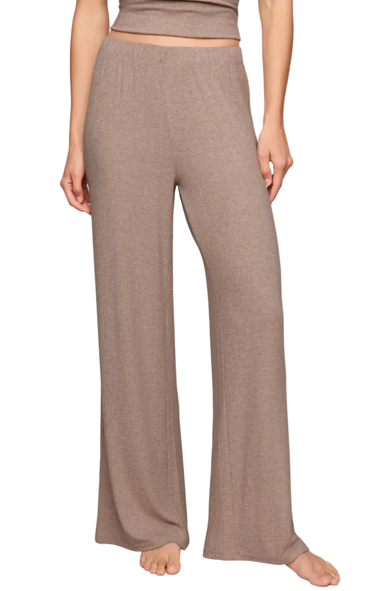 Just Right RIb Pant-Heather Ash