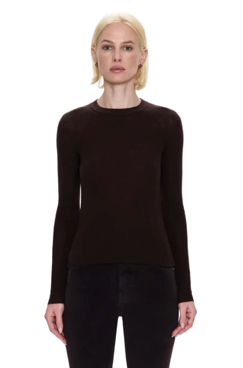 Juno Feather Weight Sweater-Mocha