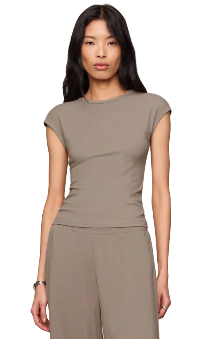 Soft Trace Second Skin Top-Mushroom