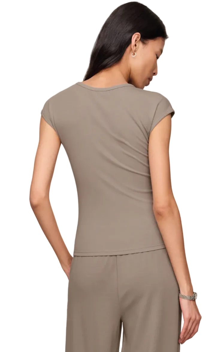 Soft Trace Second Skin Top-Mushroom