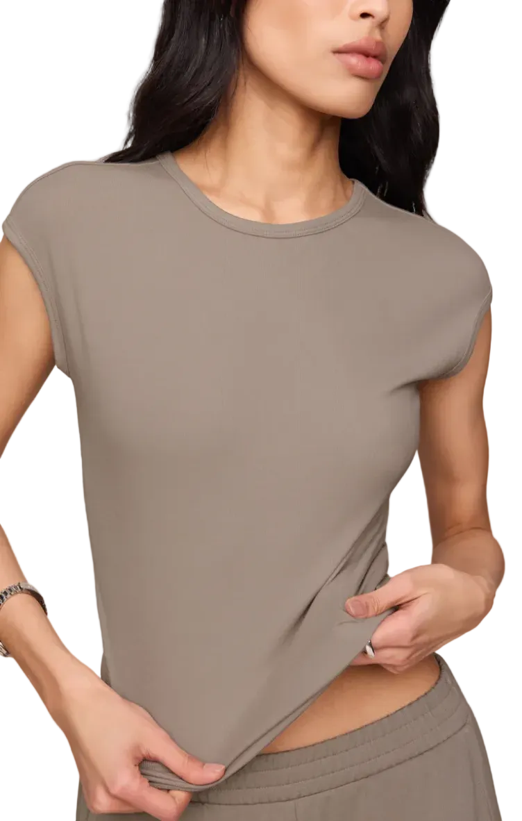 Soft Trace Second Skin Top-Mushroom