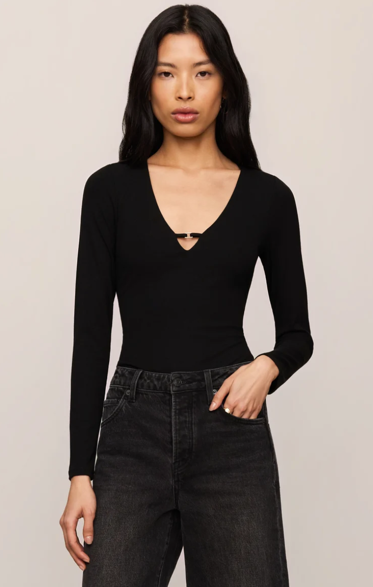 Ginger Bodysuit-Black