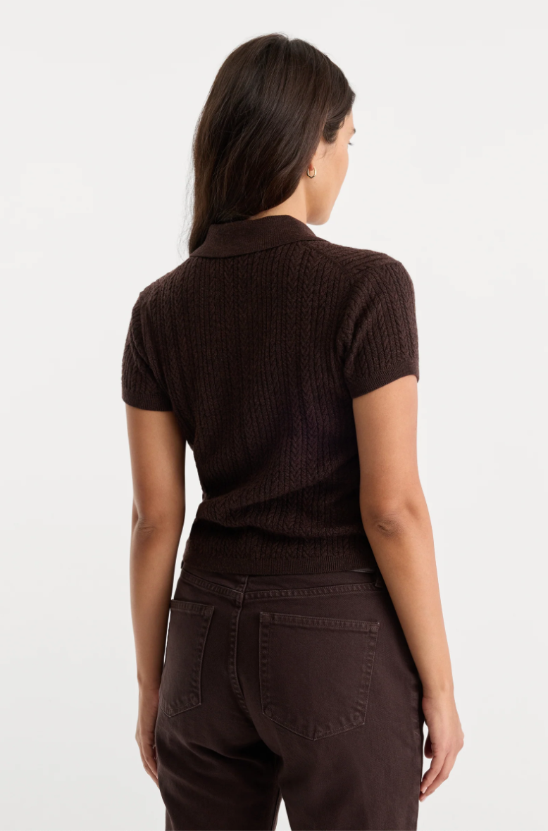 Micro Cable Polo-Espresso