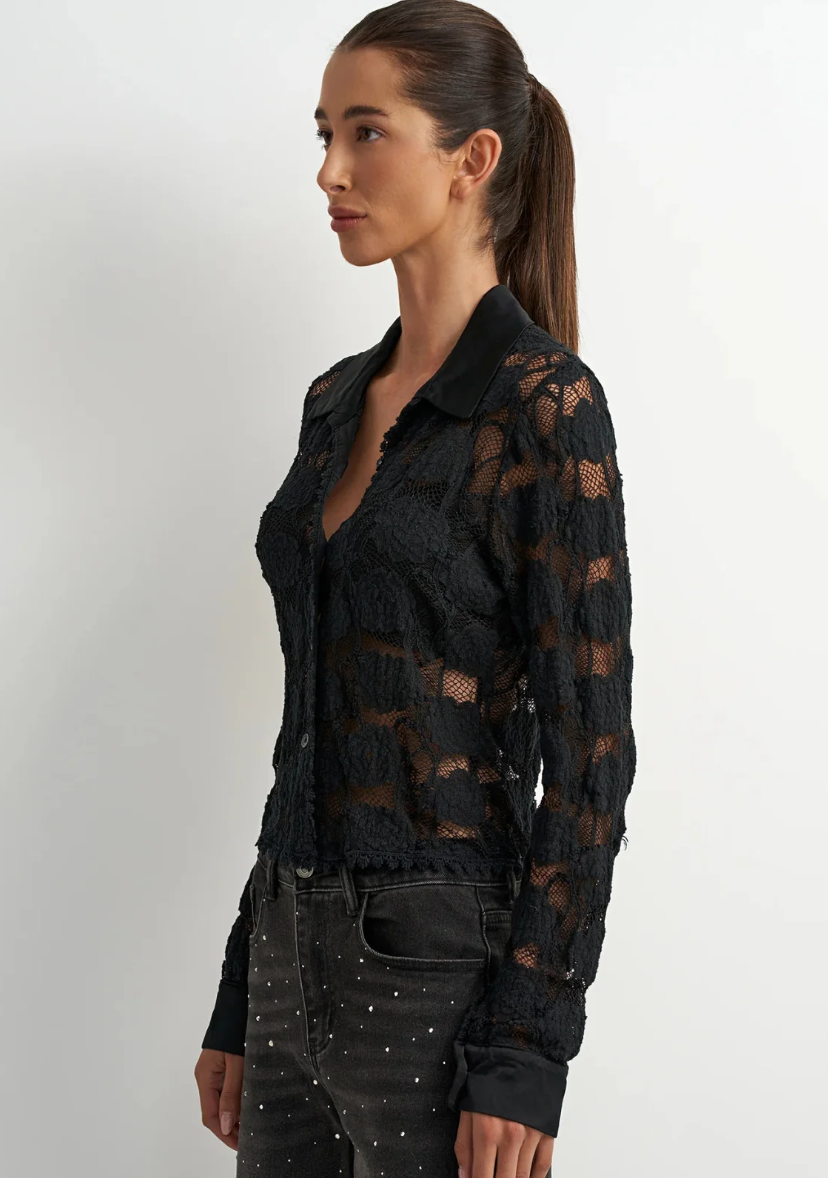 Heritage Blouse-Black