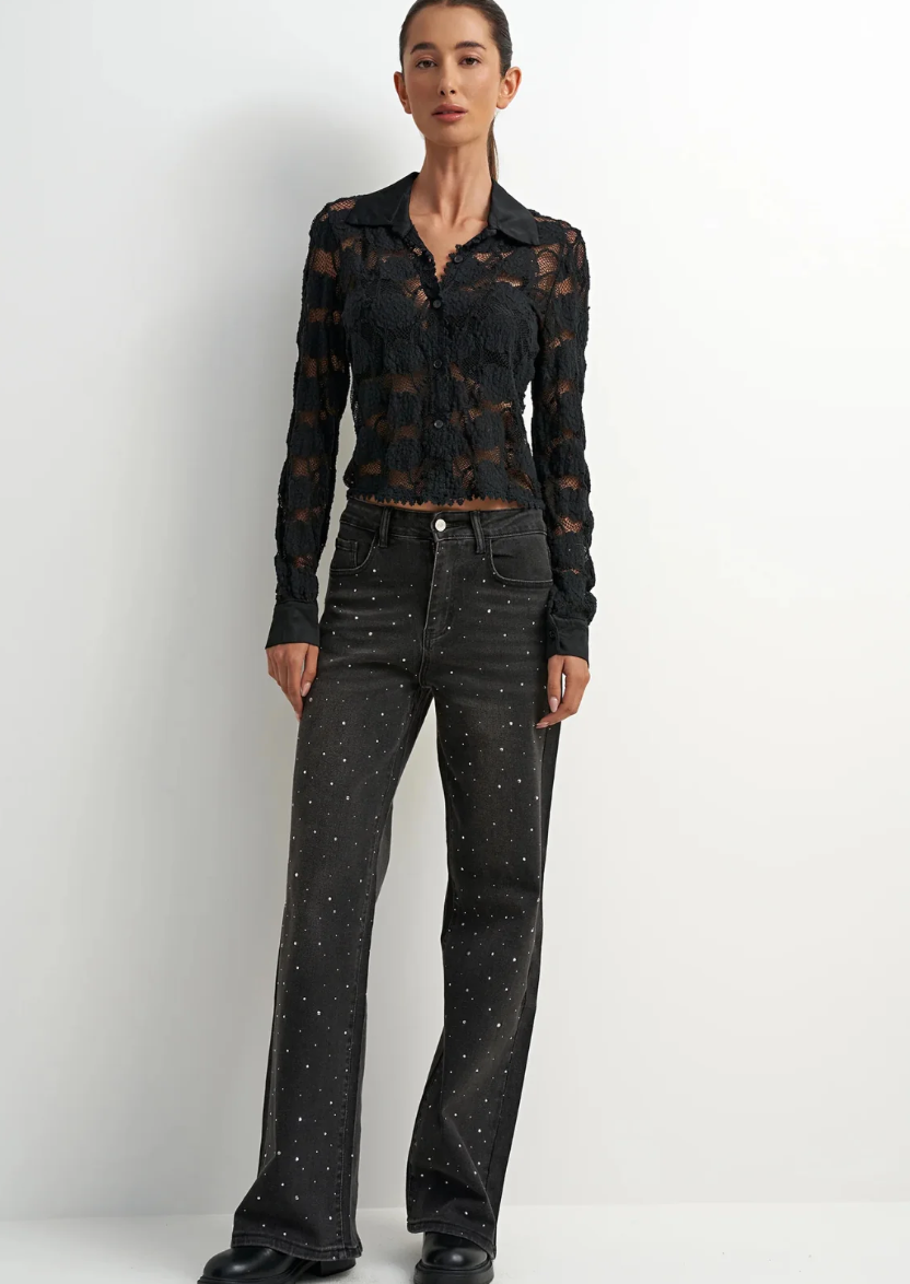 Heritage Blouse-Black