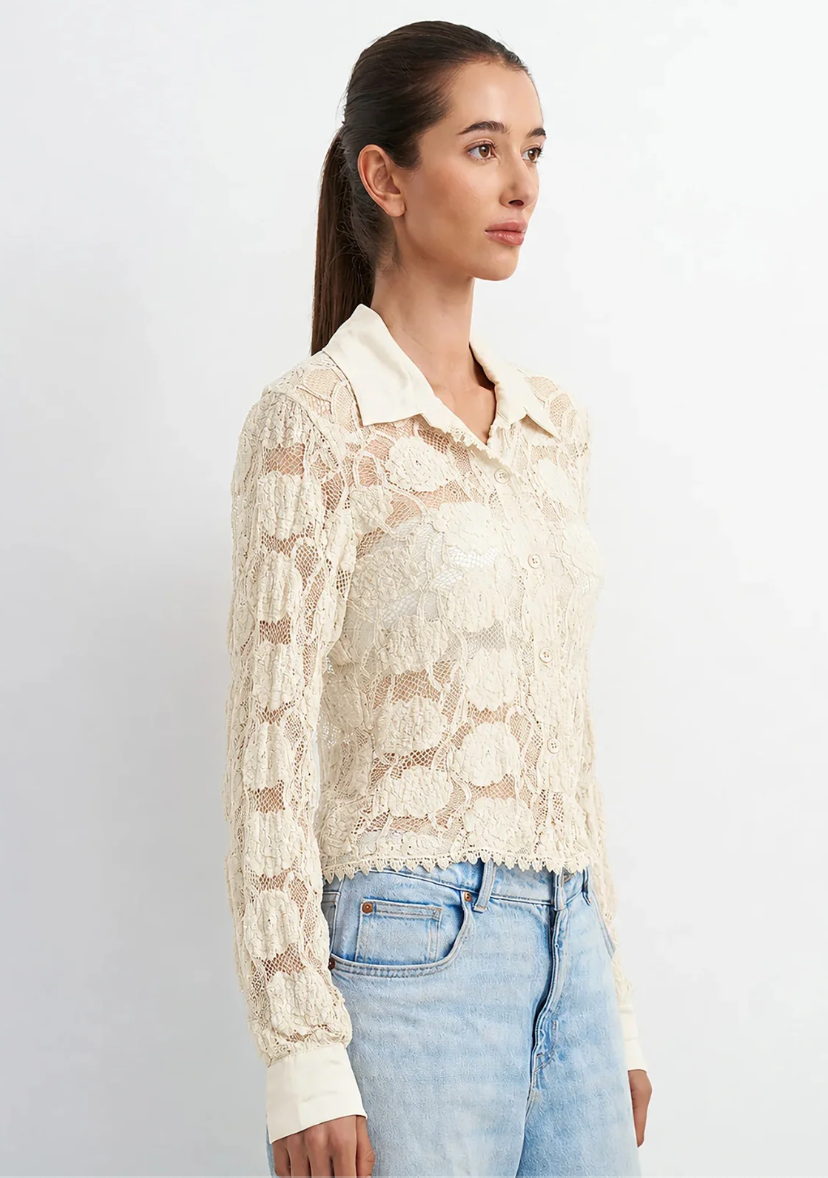 Heritage Blouse-Cream