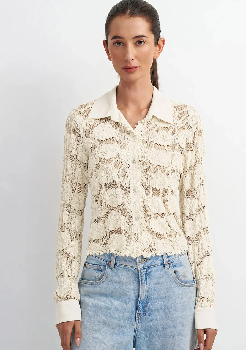 Heritage Blouse-Cream