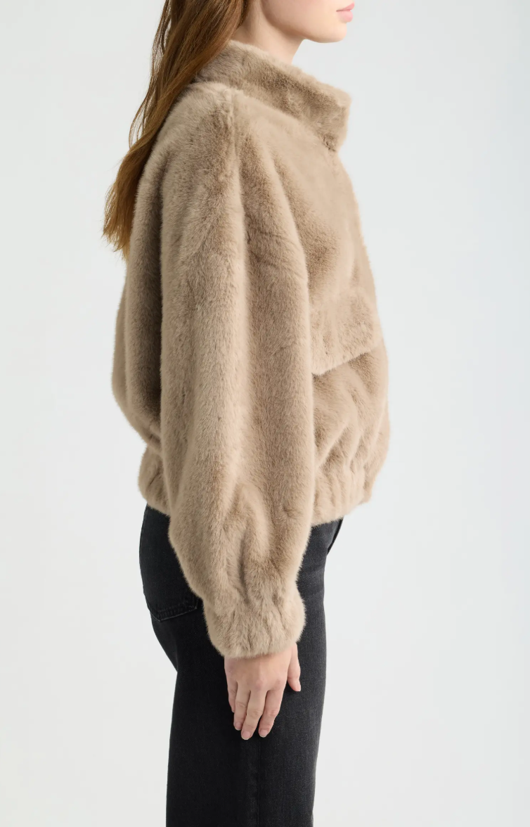 Badet Faux Fur Jacket-Mink