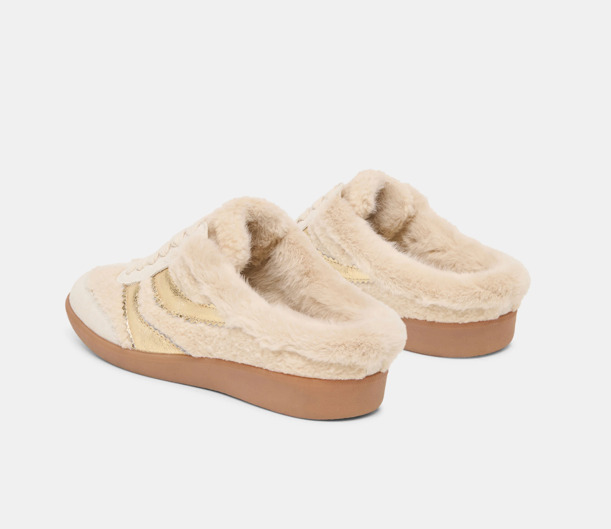 Merit Plush Slide-Natural Multi