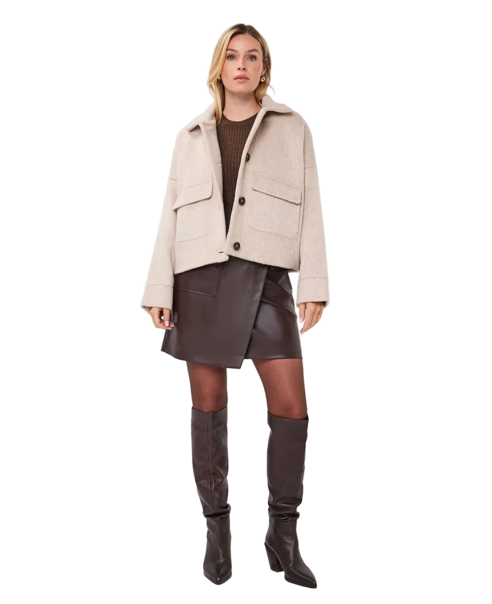 Short Coat-Biscuit