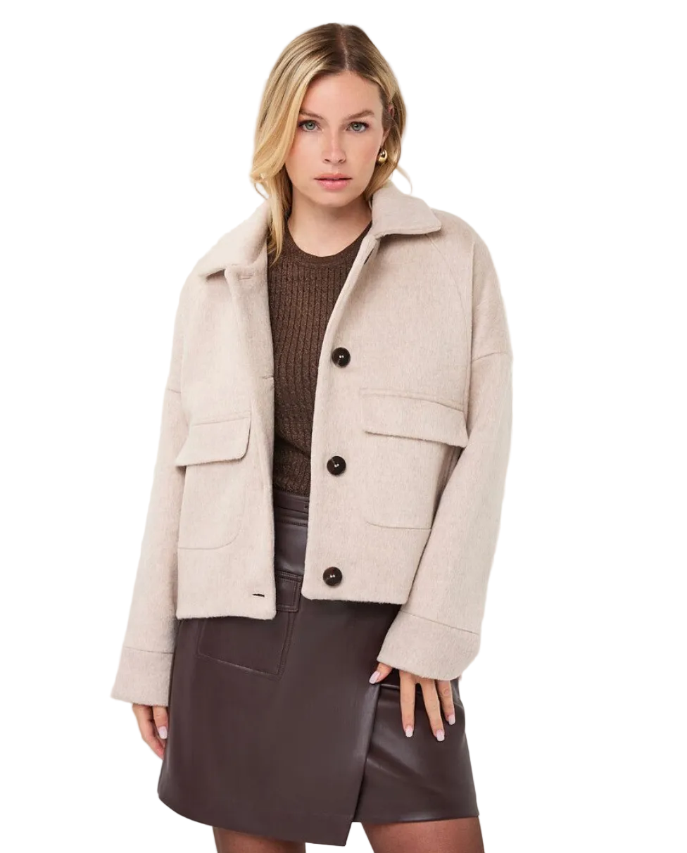 Short Coat-Biscuit