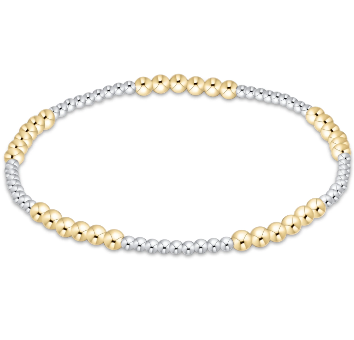 Blissful 3mm Mixed Metal Bracelet