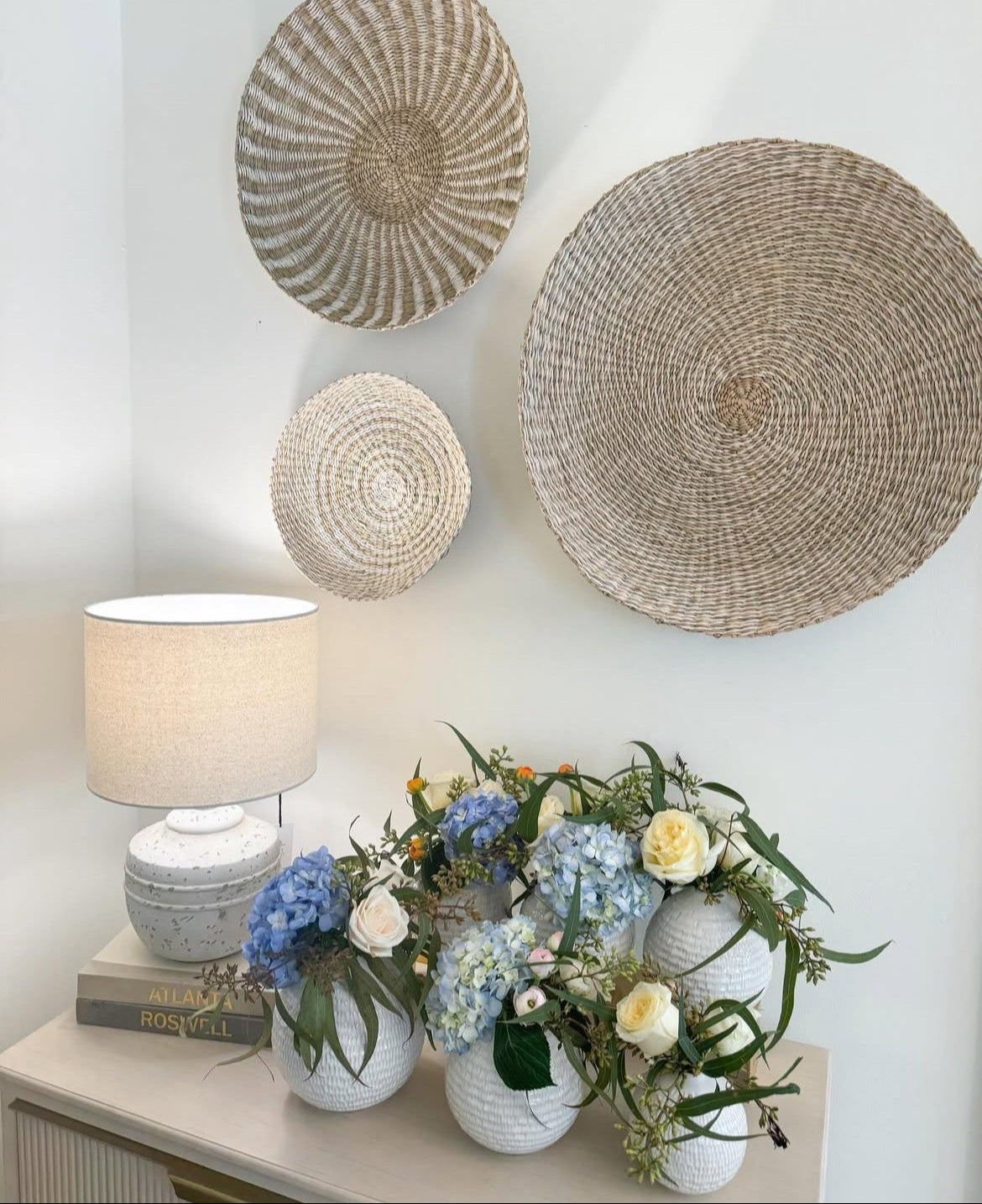 Woven Seagrass and Paper Rope Wall Art (5 sizes)