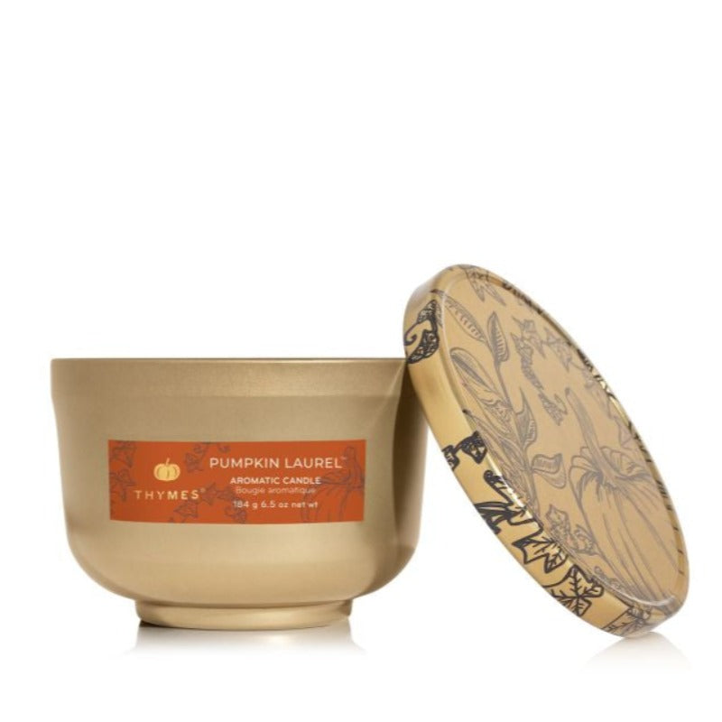 Pumpkin Laurel Candle- 6.5oz Tin