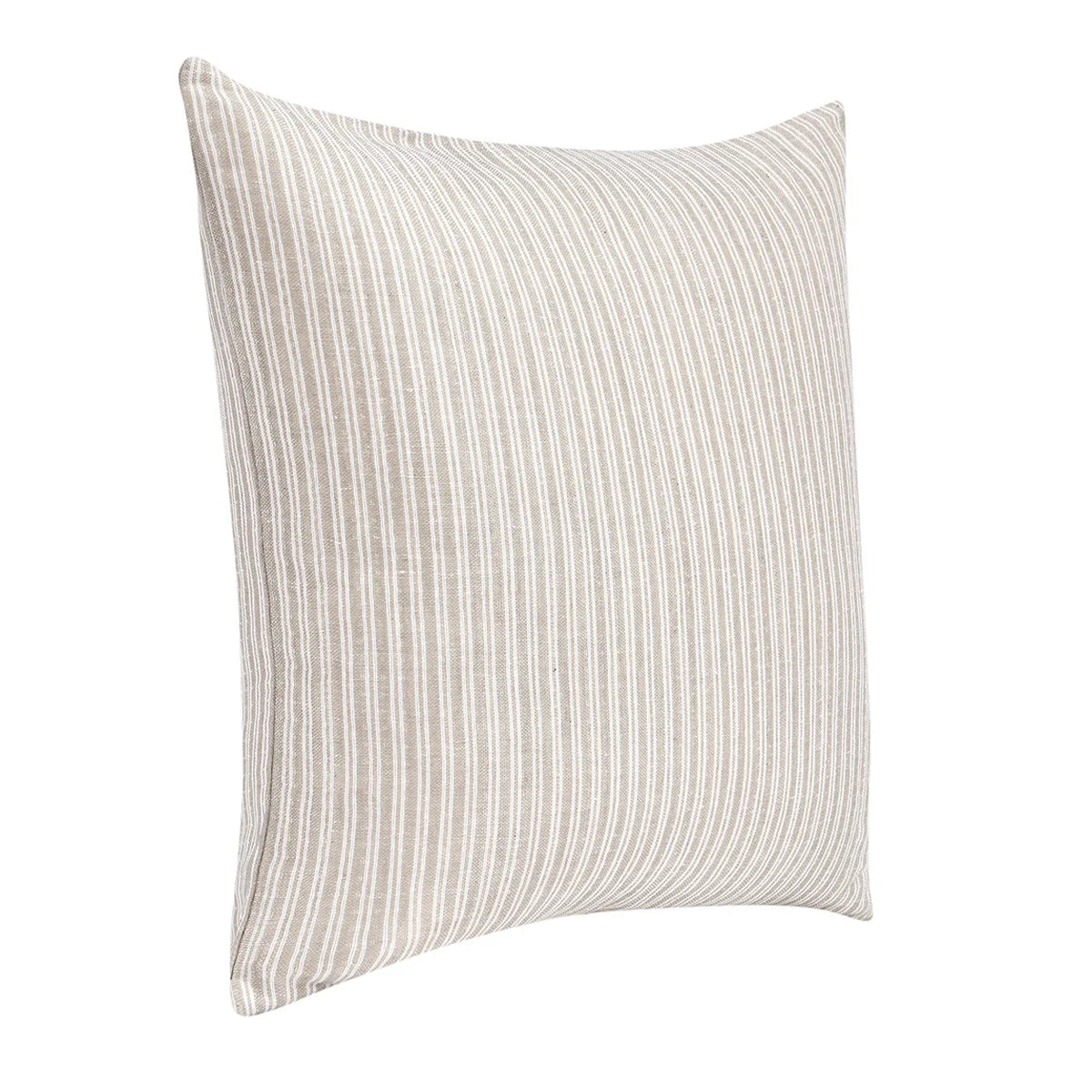 22x22 Refined Striped Natural/Ivory Pillow