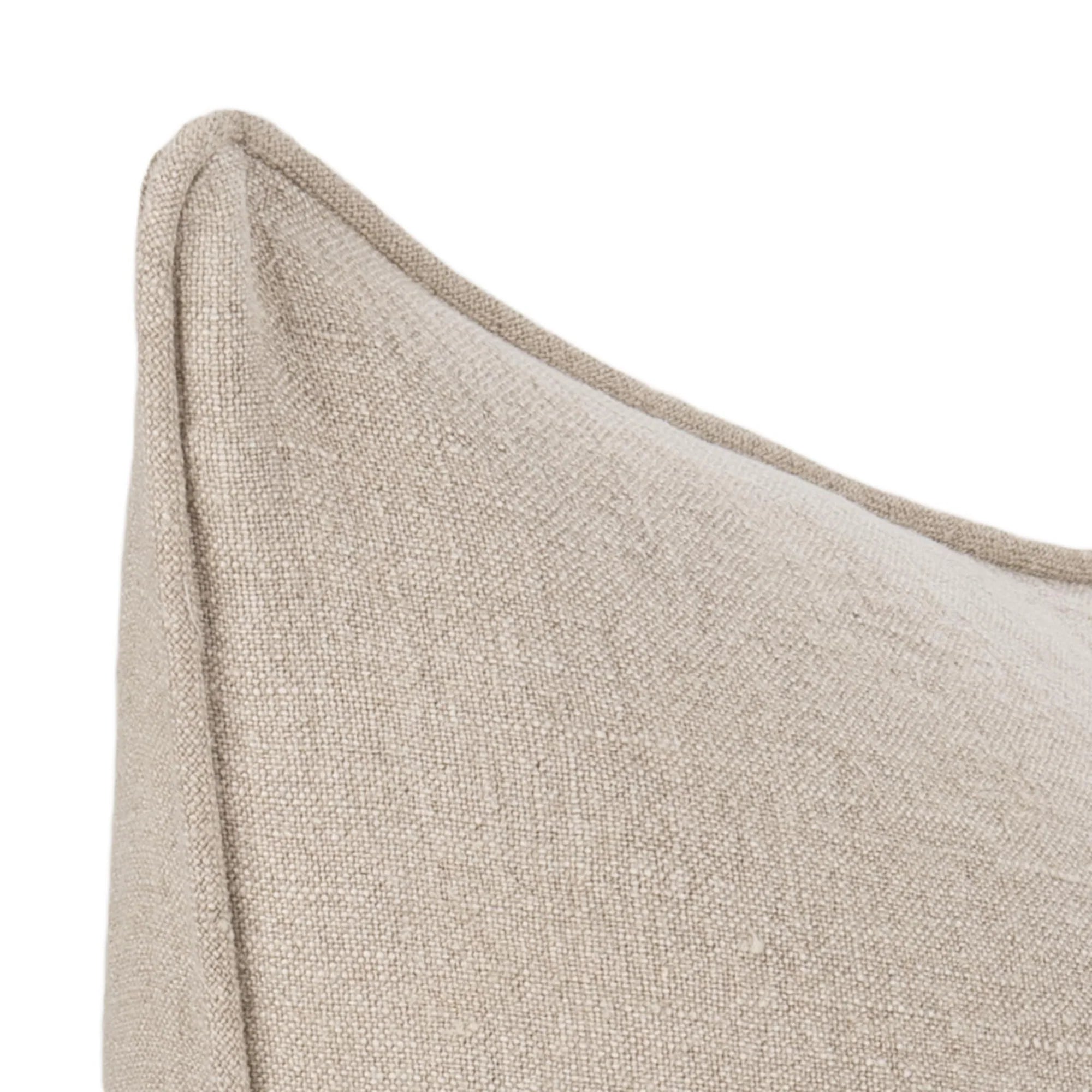22x22 Bedford Natural Linen Pillow
