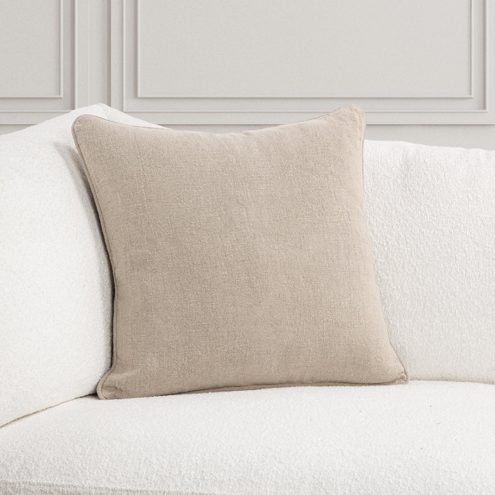22x22 Bedford Natural Linen Pillow