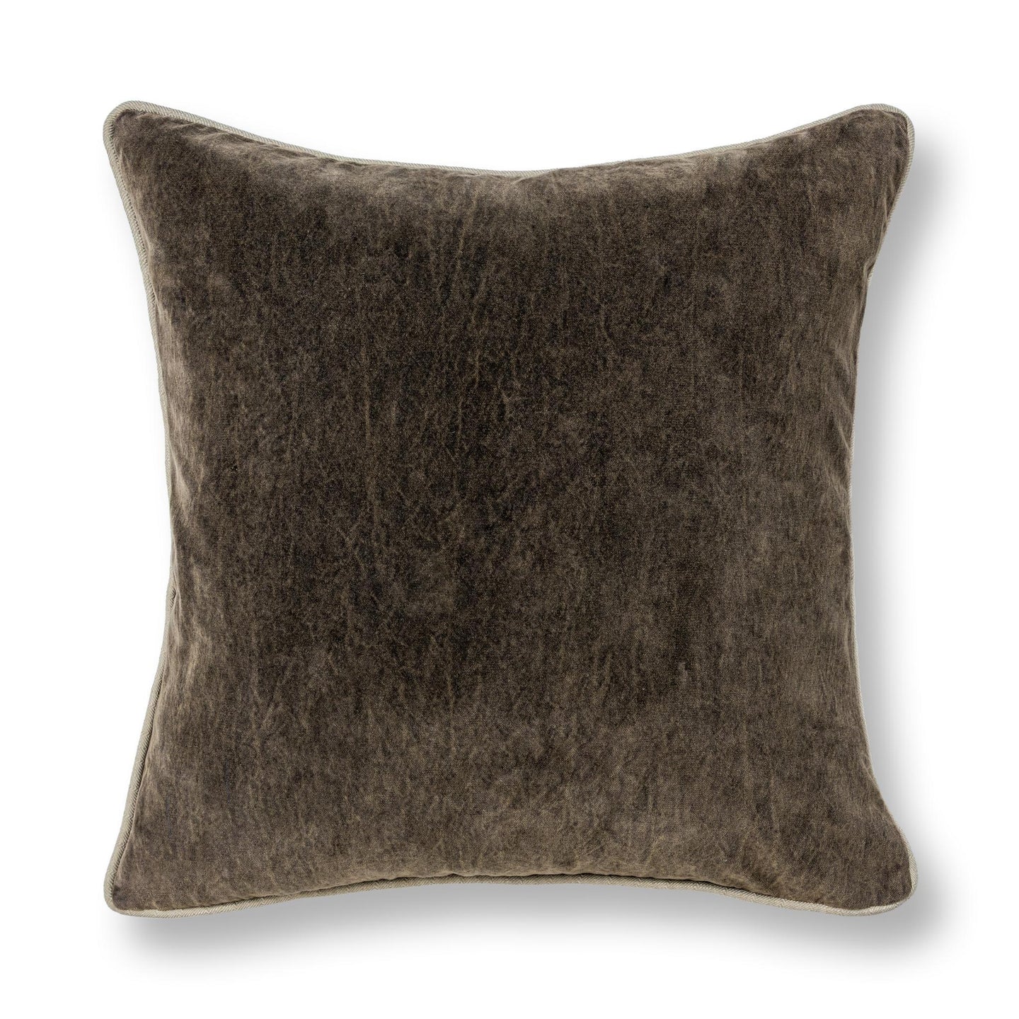 22x22 Velvet Pillow-Dark Clove
