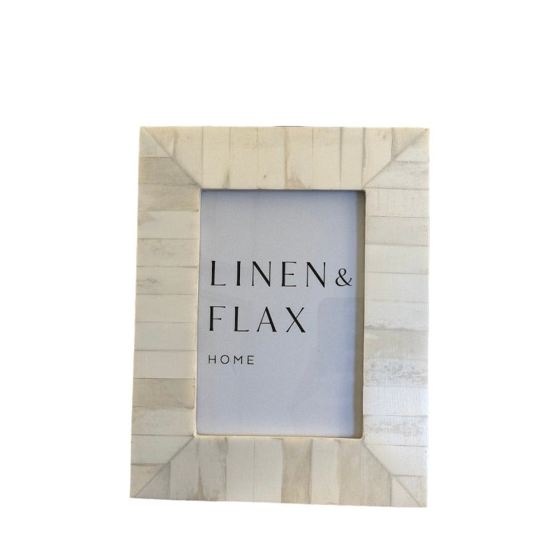 White Bone Picture Frame (2 Sizes)