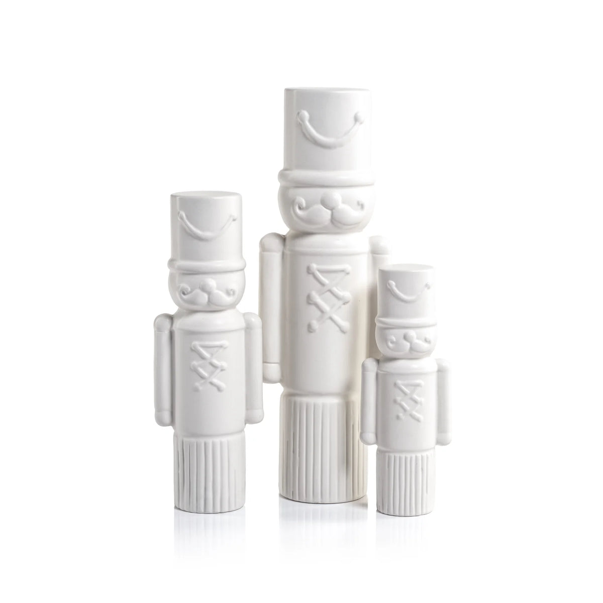 Matte White Ceramic Soldier (3 Sizes)