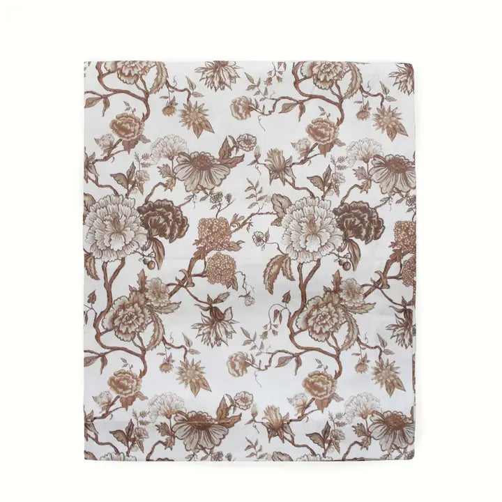 66 x 104 Florence Tablecloth-Chestnut Brown