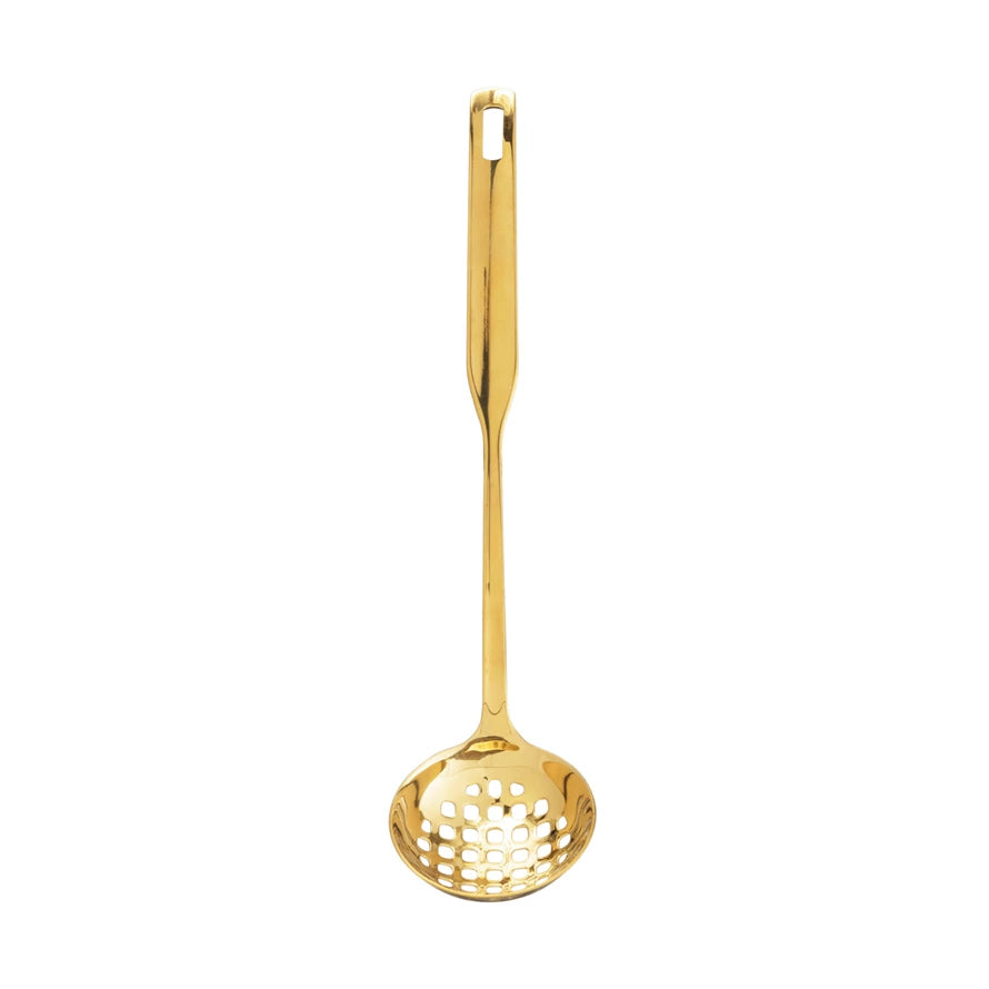 Gold Slotted Ladle