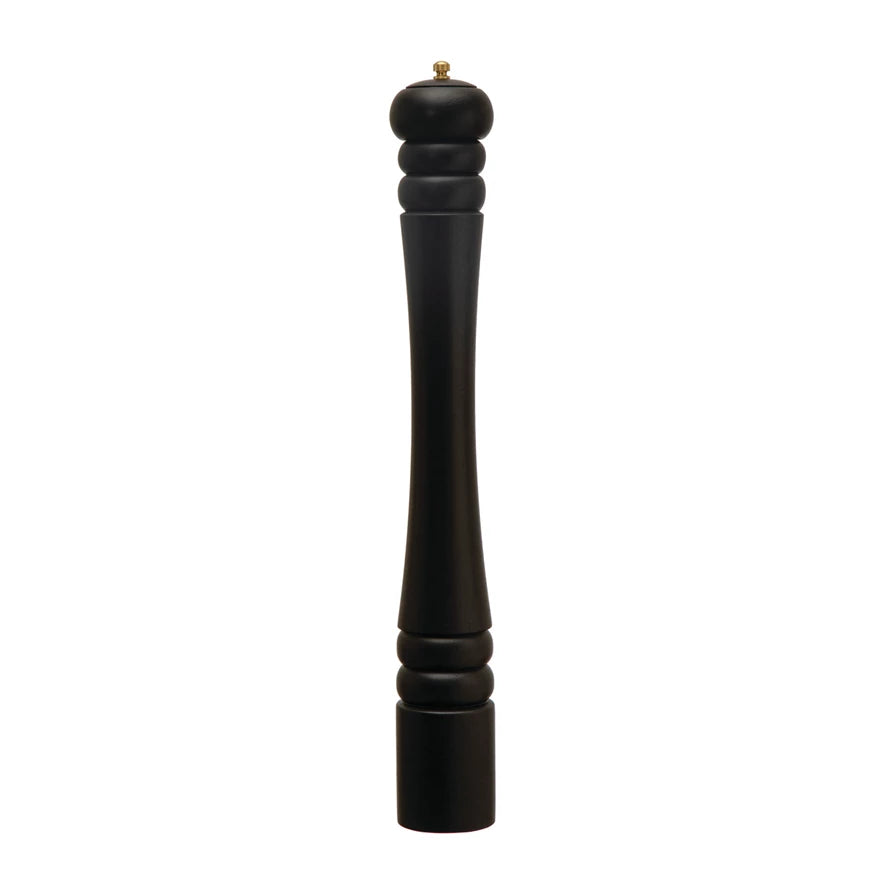 Black Rubberwood Salt/Pepper Mill