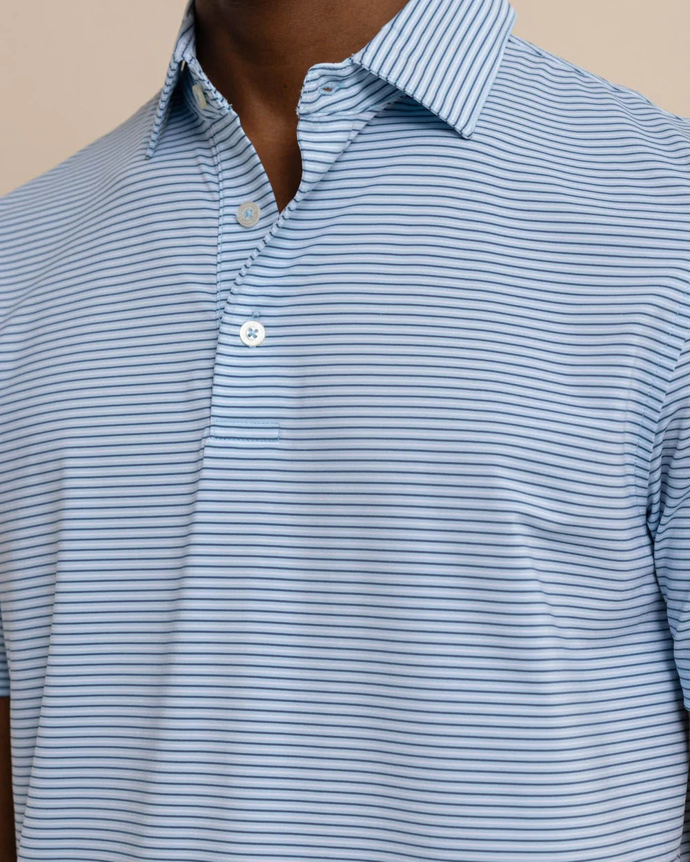 Breeze Baytop Stripe Performance Polo