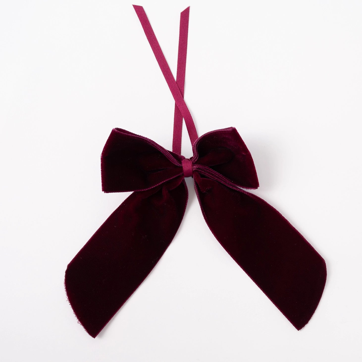 Velvet Bow w/ Ribbon Ties (2 Colors)