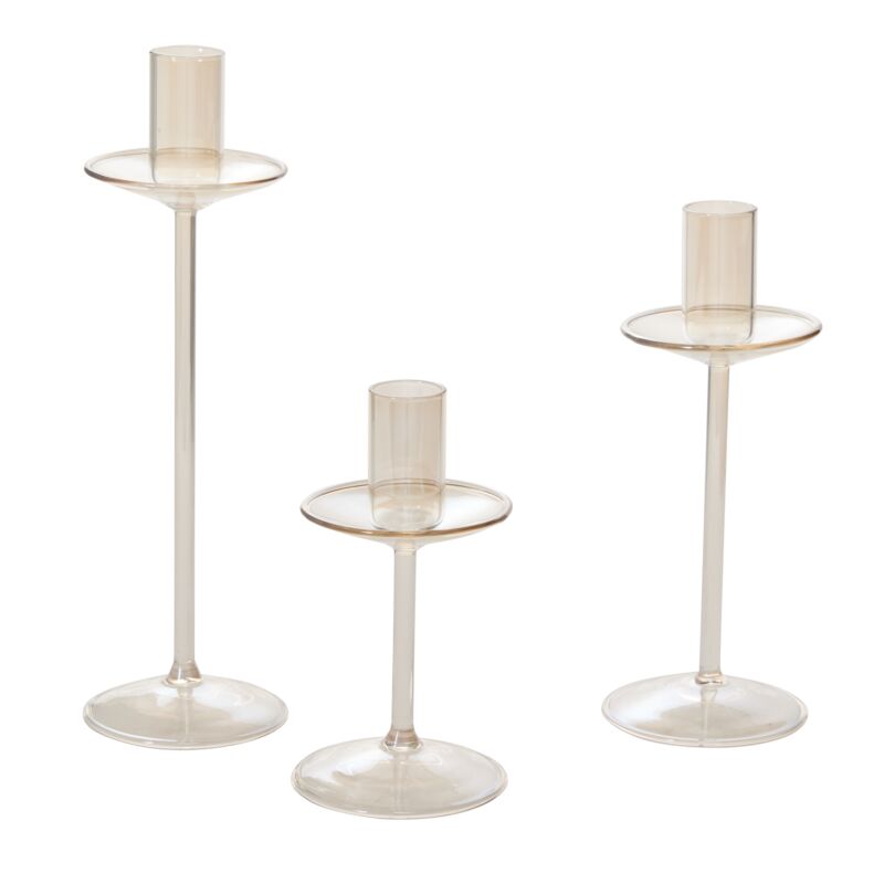 Champagne Glass Taper Candle Holder (3 Sizes)