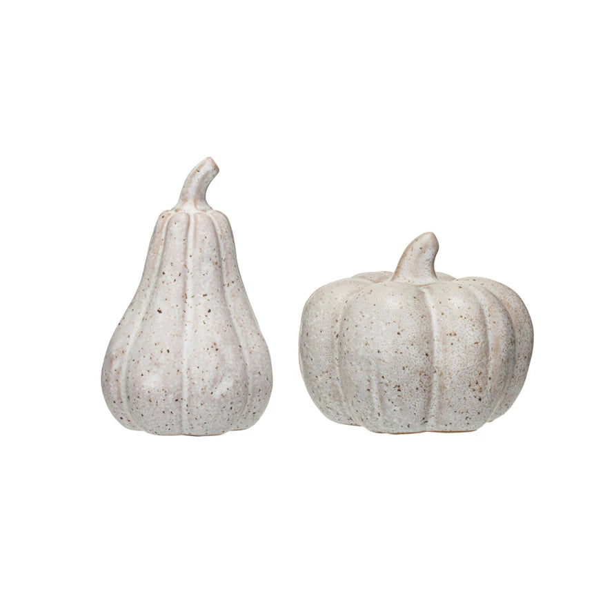 Reactive Glaze Stoneware Pumpkin (3 Sizes)