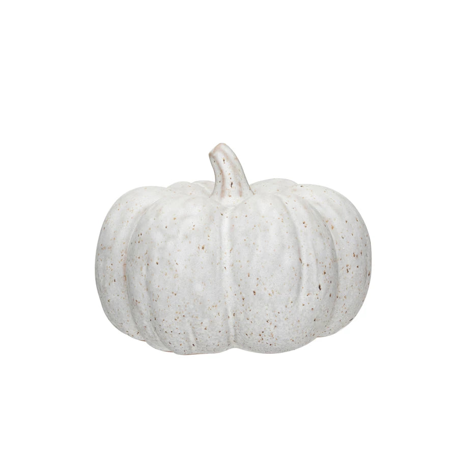 Reactive Glaze Stoneware Pumpkin (3 Sizes)