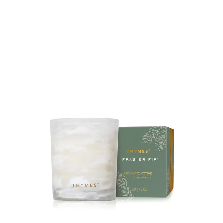 Thymes Frasier Fir Tidings Votive-2oz