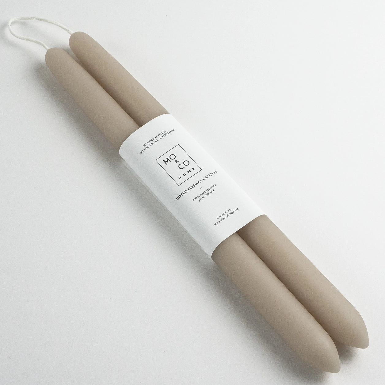 10" Taper Candle-Clay (Set of 2)