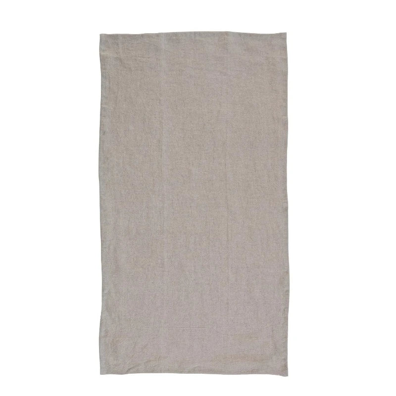 Stonewashed Natural Linen Tea Towel